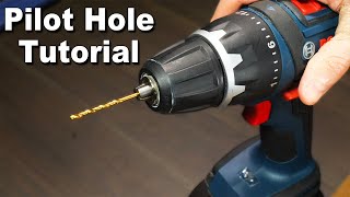 How To Drill A Pilot Hole [upl. by Jansson]