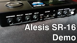 DEMO Alesis SR16 [upl. by Amando]