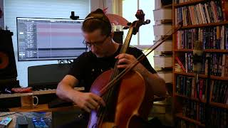 Solsbury Hill live looping cello [upl. by Eelinnej538]