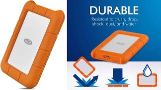 Lacie Rugged 5TB External HDD Harddrive Unboxing amp Setup Tutorial [upl. by Eeraj]