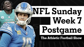 LIVE NFL Week 7 Recap Ravens crush Lions DolphinsEagles showdown worries in Buffalo and more [upl. by Onirefez]