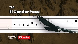 Tab El Condor Pasa  Tablatura fácil  Tutorial [upl. by Ludlow962]