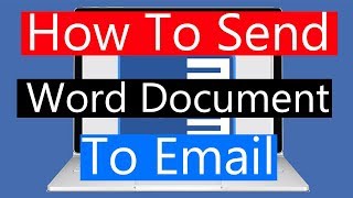 How to Send Word 2016 document to Email [upl. by Sioux]