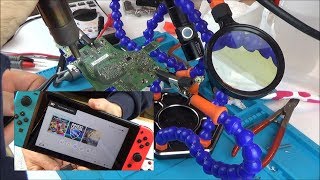 Trying to Replace a USBC port on a Nintendo Switch that fails to Dock [upl. by Lebasy]