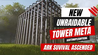 ARK Survival Ascended Unraidable tower build [upl. by Eenimod]