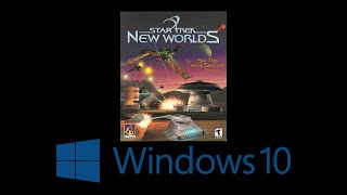 quotStar Trek New Worldsquot PC 2000 How to play on Win10 amp Gameplay [upl. by Romy]