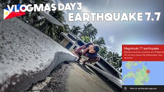 🎄 EARTHQUAKE Hit Mindanao Hard Last Night 🇵🇭 PHILIPPINES VLOGMAS Day 3 [upl. by Nalani]