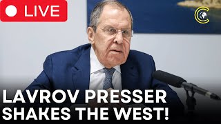 LIVE  Sergei Lavrov Press Conference Zelensky’s Actions Block Peace Russia Challenges the West [upl. by Odysseus539]