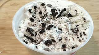 HELADO DE GALLETAS OREO 3 INGREDIENTES [upl. by Ayel]