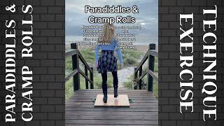 TAP DANCE TUTORIAL  Paradiddles amp Cramp Rolls  Intermediate Technique Exercise [upl. by Marpet]