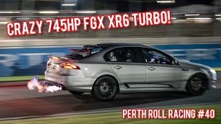 CRAZY QUICK 745HP FGX  Perth Roll Racing 40 [upl. by Gaul]