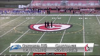 Carthage Mens Lacrosse vs Concordia Wisconsin 2022323 [upl. by Ader]