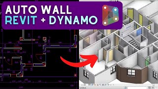 Auto Walls in Revit with Dynamo [upl. by Roana733]