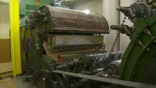 Bemidji Woolen Mills Carding Machine [upl. by Hagar]