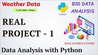 Project  1  Data Analysis with Python  DataScience  Weather Dataset [upl. by Entruoc761]