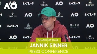 Jannik Sinner Press Conference QF  Australian Open 2022 [upl. by Knah]