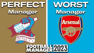 The PERFECT vs WORST Manager in FM23 [upl. by Kohcztiy]