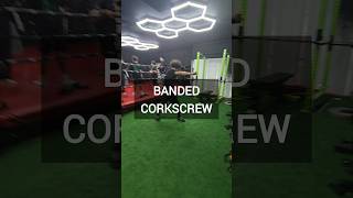 CORKSCREW DRILL WITH BANDS  IMPROVE YOUR PUNCHES BOXING FIGHTING MMA strengthandconditioning [upl. by Bogoch]