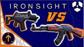 Ironsight  G36C VS AK47  Honest Gun Review [upl. by Hawker]