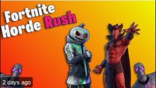 horde rush fortnite for the first time [upl. by Hait734]