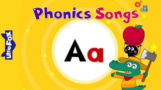 Letter Aa  New Phonics Songs  Little Fox  Animated Songs for Kids [upl. by Moina]