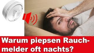 Warum Rauchmelder oft gerade nachts piepsen [upl. by Fassold]