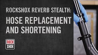 RockShox Reverb Stealth Hose Replacement and Shortening [upl. by Frederigo]