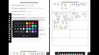 Chocolate Chip Cookie RecipeBUT WITH MATH [upl. by Lleval493]