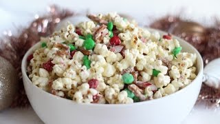 Christmas Crunch Popcorn  Christmas Recipe [upl. by Oad]