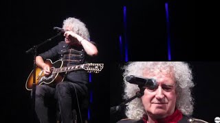 Brian May Gets Emotional during Freddie Mercury Hologram on the Rhapsody Tour 2022 [upl. by Aizan]