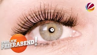 Im Test Welcher WimpernTrend funktioniert wirklich  Endlich Feierabend  SAT1 TV [upl. by Drais857]