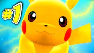 Pokemon Lets Go Pikachu  quotOUR ADVENTURE BEGINSquot  Episode 1 [upl. by Hengel852]