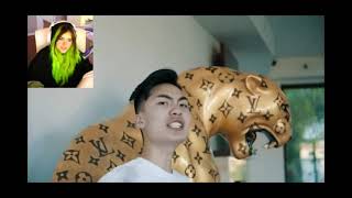 Demisux reacts to Ricegum God Church Offical Music Video [upl. by Mackoff]