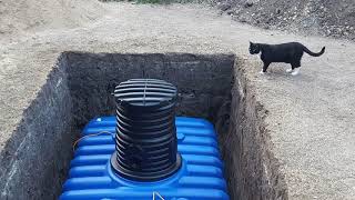 Installation of 3000 L Underground Water Tank Rainwater harvesting [upl. by Godbeare]