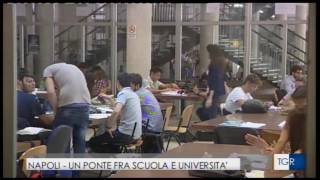 Protocollo dintesa università  scuole Intervista del Tgr al Rettore Carotenuto [upl. by Wivina]