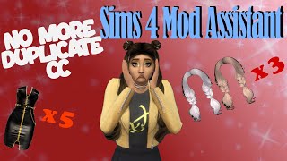 EASILY Find amp Delete Duplicate CCfiles  A sims 4 Mod assistant guide [upl. by Werbel569]