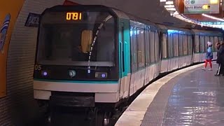 PARIS Vidéo sur ligne 7 bis MF 88 [upl. by Oynotna]