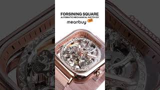 FORSINING SQUARE AUTOMATIC MECHANICAL WATCH [upl. by Nnairet331]