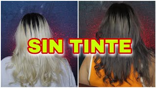 MATIZA CANAS Y CABELLO SIN TINTE NI AMONIACOSSILVER HAIR [upl. by Atikaj868]