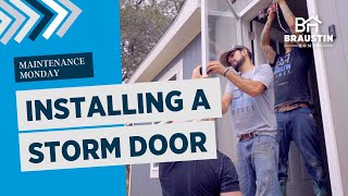 How To Install A Storm Door  Larson EasyHang  DIY Very Easy★ [upl. by Niad]