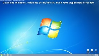 Download Windows 7 Ultimate 64Bitx64 SP1 Build 7601 Free ISO [upl. by Nothsa]