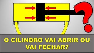 CILINDRO HIDRÁULICO  Força de Atuação [upl. by Brandie]