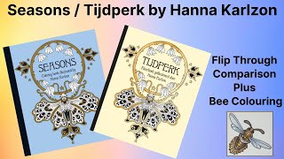 Flip Through and Comparison Seasons  Tijdperk by Hanna Karlzon plus colouring [upl. by Staford883]