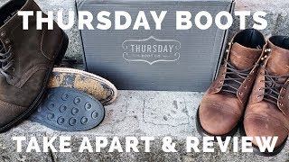 REVIEW Thursday Boot Captain  Boots are Taken Apart and Reviewed [upl. by Launam]