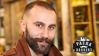 Pasha Barbers London Beard Styling and Grooming [upl. by Amato]