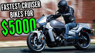 Fastest Cruiser Motorcycles For Under 5000 [upl. by Aitrop]