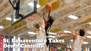 St Bonaventure Defeats Canisius [upl. by Ynnahc]