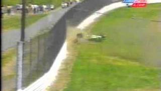 Dario Franchitti crashes hard in Portland  CART 1998 [upl. by Nathan]