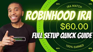 Robinhood IRA Walkthrough [upl. by Sateia]