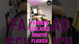 Fahrradschlauch richtig flicken fahrrad mtb bicycle fahrradfahren schlauch fahrradliebe mtb [upl. by Shlomo300]